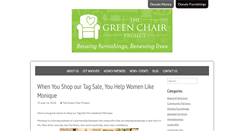 Desktop Screenshot of blog.thegreenchair.org