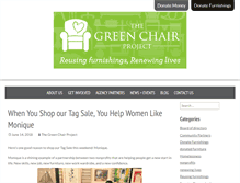 Tablet Screenshot of blog.thegreenchair.org